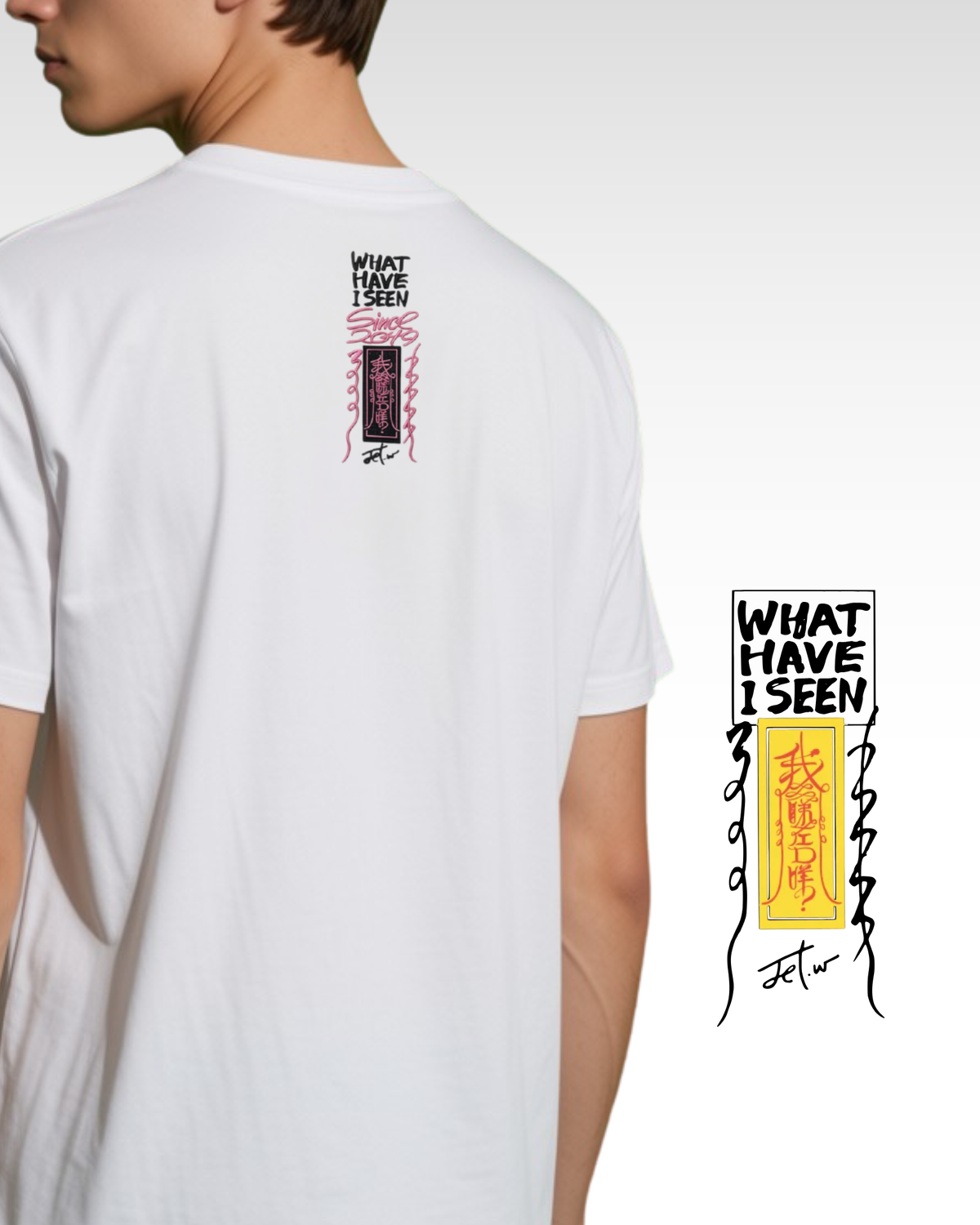 澳門品牌 JET.W 「WHAT HAVE I SEEN」Tee